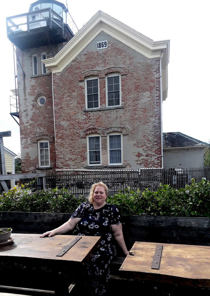 Sandra Mardenfeld at Saugerties Lighthouse