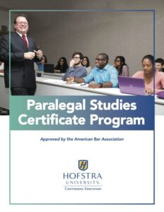 Hofstra paralegal brochure